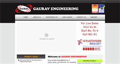 Desktop Screenshot of gauravengg.com