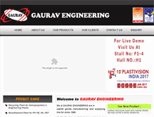 Tablet Screenshot of gauravengg.com